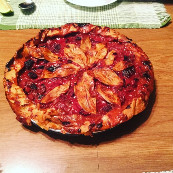 Summer Strawberry Rhubarb Pie