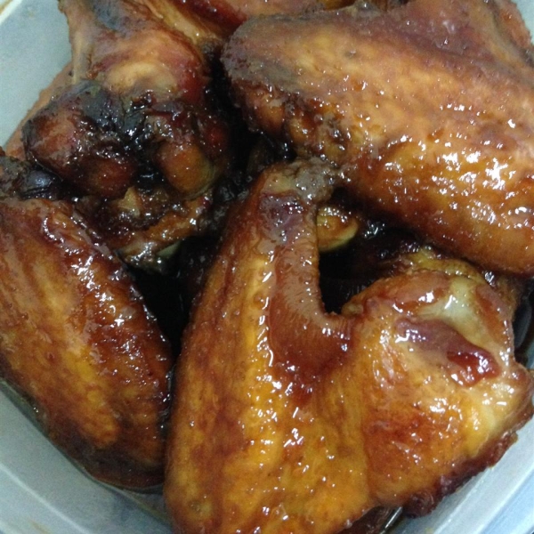 Candied Garlic Chicken Wings