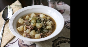 Simple Meat and Potato Soup