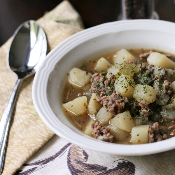 Simple Meat and Potato Soup