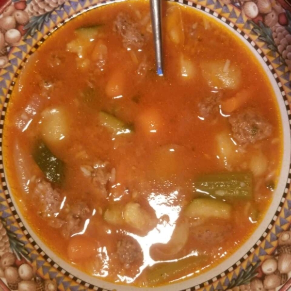 Mama's Old-Fashioned Albondigas (Meatball Soup)