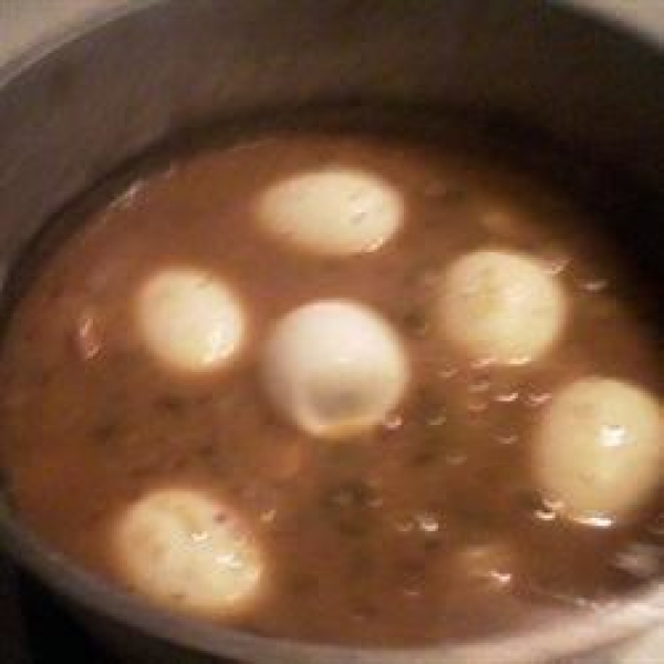 Louisiana Shrimp and Eggs Gumbo