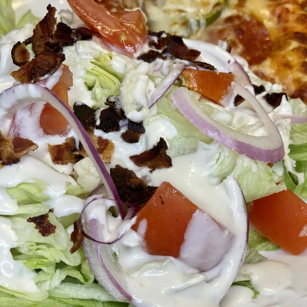 Wedge Salad with Elegant Blue Cheese Dressing