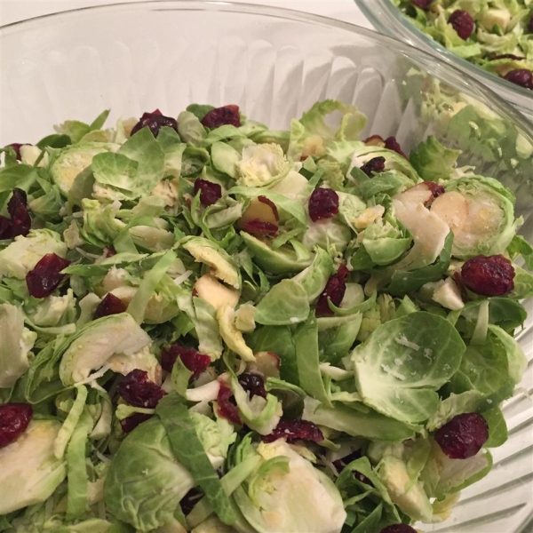 Hazelnut and Fresh Brussels Sprout Salad