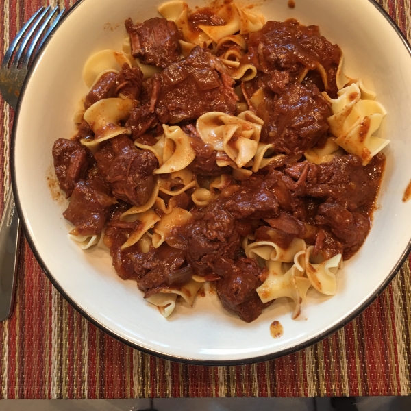 Hungarian Goulash with Ketchup