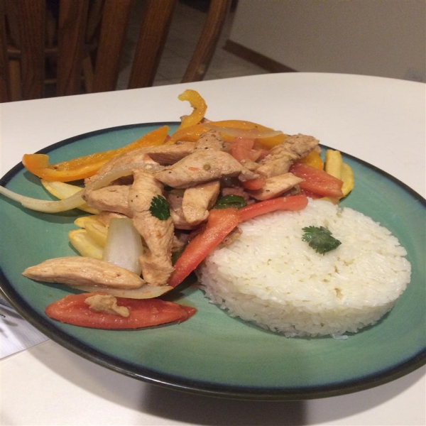 Pollo Saltado (Peruvian-Style Chicken Stir-Fry)