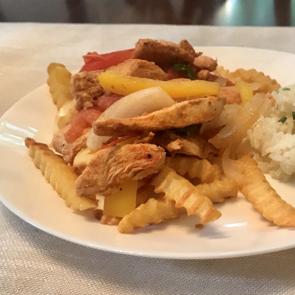 Pollo Saltado (Peruvian-Style Chicken Stir-Fry)