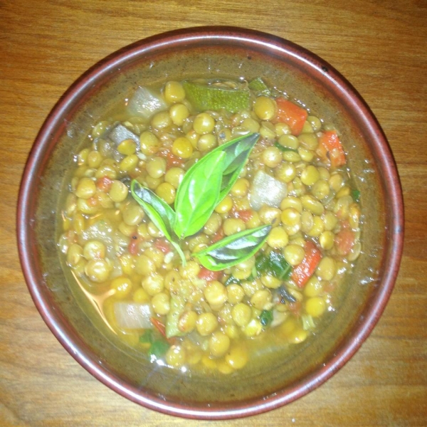 Portobello Mushroom Stew with Lentils