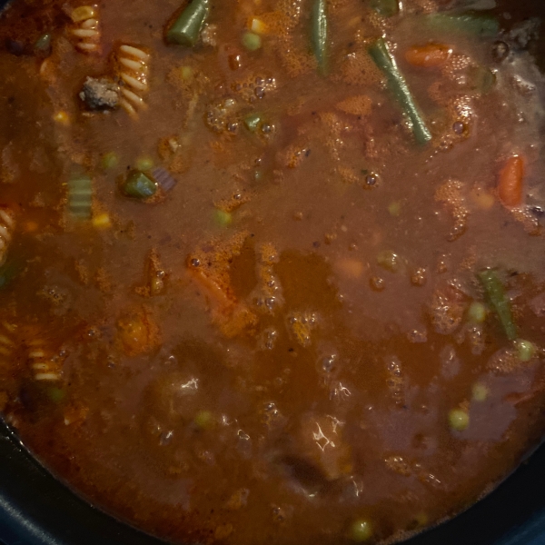 Ground Beef and Vegetable Soup