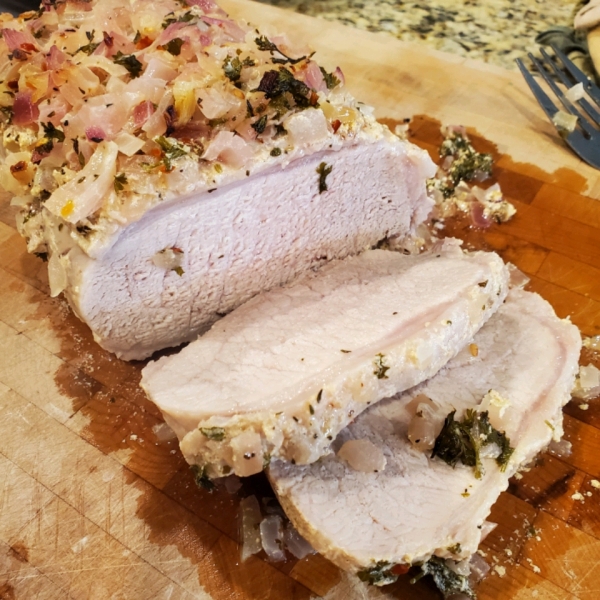 Wine and Dijon Marinated Pork Loin