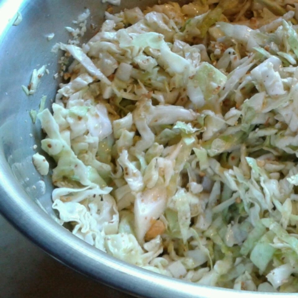 Mayo Free Cabbage Salad