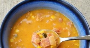 Southwestern Ham and Corn Chowder