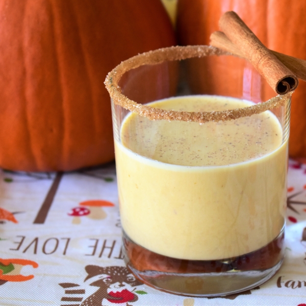 Bourbon-Pumpkin Milk Punch