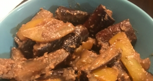 Vegan Sesame Miso Eggplant