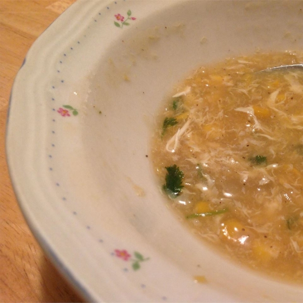 Corn and Egg Flower Soup