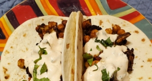 Air Fryer Vegetarian Cauliflower and Chickpea Tacos