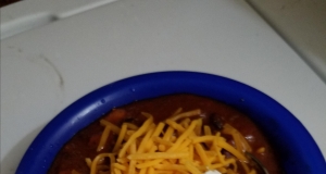 Quick Beef Chili