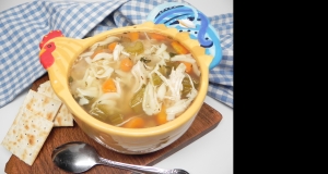 Easy Slow Cooker Chicken Noodle Soup