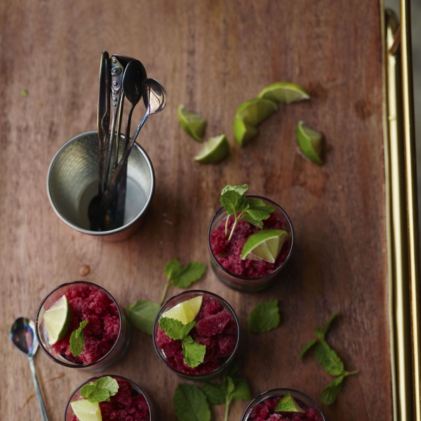 Berry-Mint Granitas