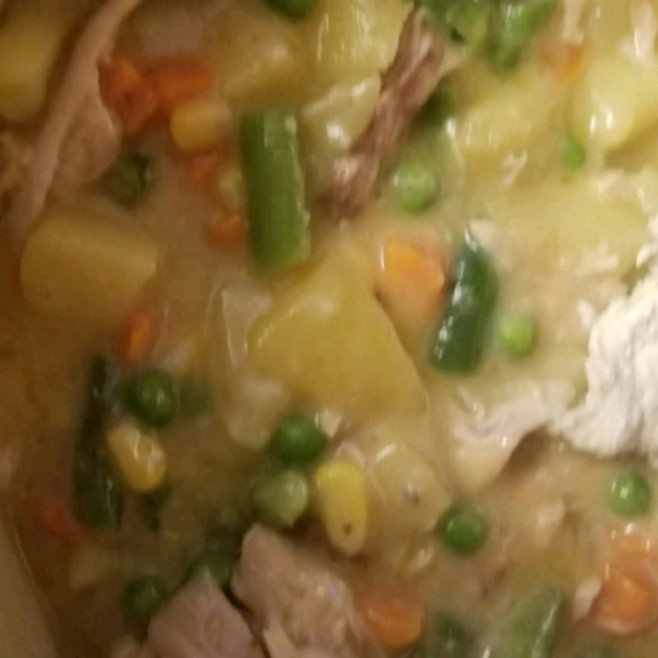 Campfire Chicken Pot Pie