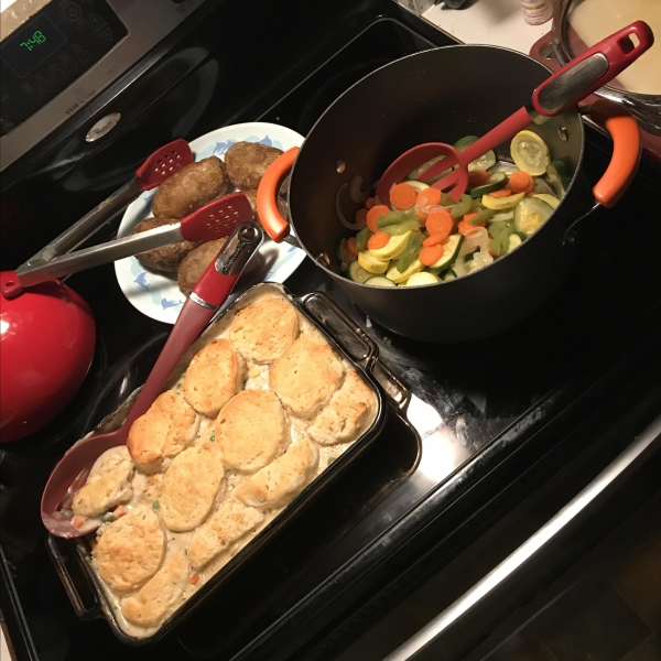 Campfire Chicken Pot Pie