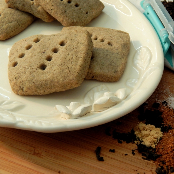 Chai-Spiced Shortbread Cookies