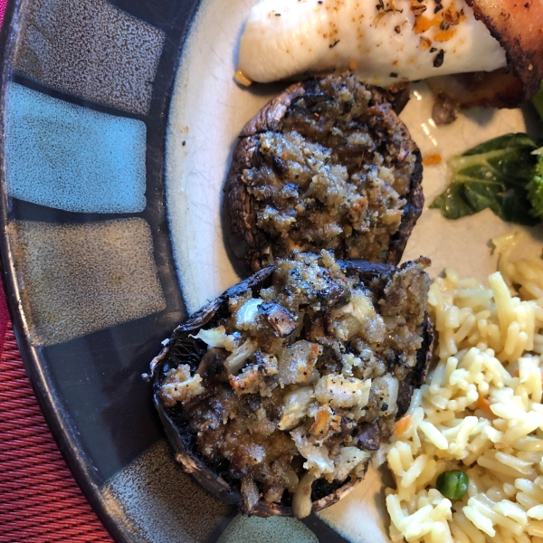 Beef-Stuffed Mushrooms