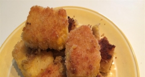 Panko-Breaded Fried Grits Cakes