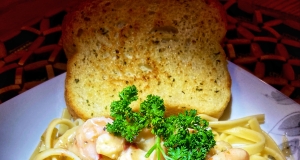 Fettuccine with Lemon-Garlic Shrimp