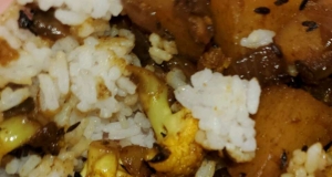 Cauliflower and Potato Stir-Fry - East Indian Recipe