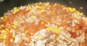 Ground Beef Curly Noodle