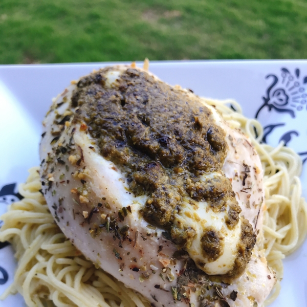 Pesto-Stuffed Chicken Breasts