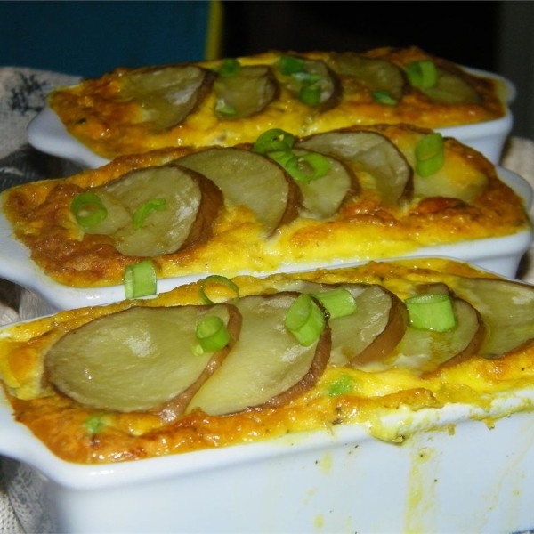 Peas au Gratin