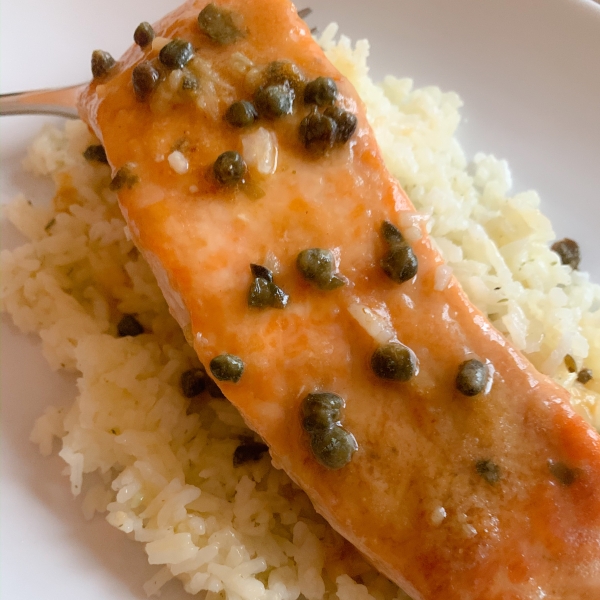 Quick Salmon Piccata