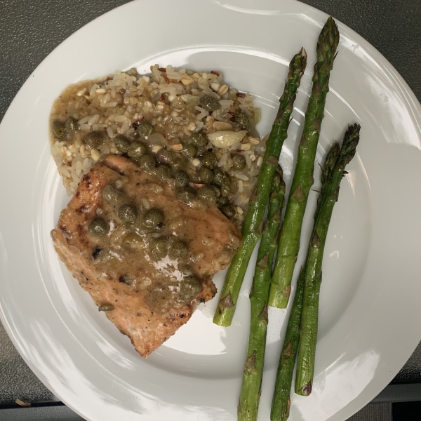 Quick Salmon Piccata