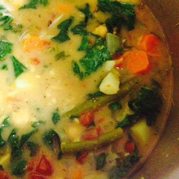 Spicy and Creamy Vegetable Soup