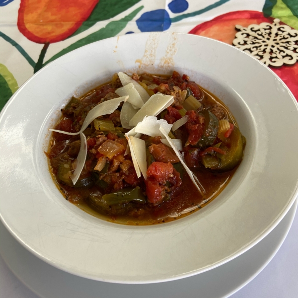 Slow Cooker Zucchini Soup