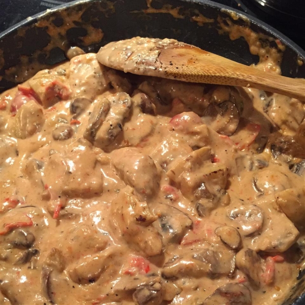 Mushroom Cream Sauce With Shallots