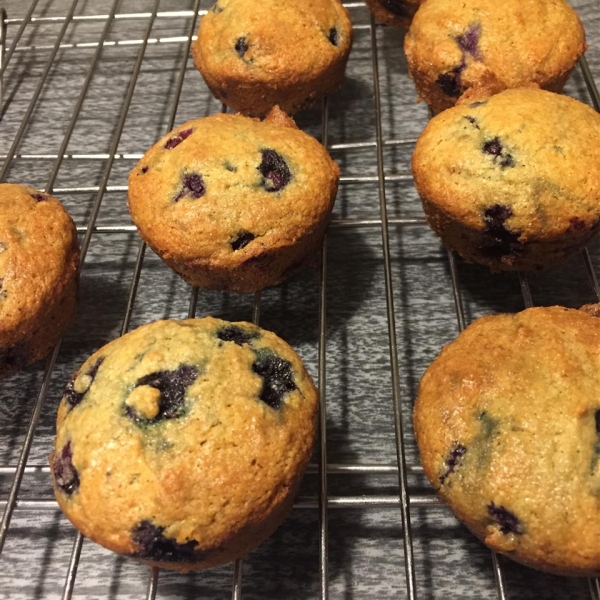 Paleo Blueberry Lemon Muffins