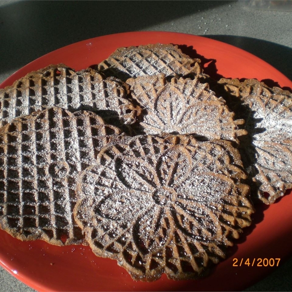 Chocolate Pizzelles