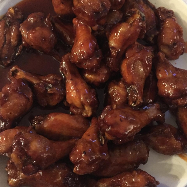 Sweet and Sticky Wings