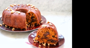 Chocolate Chip-Pumpkin Spice Cake