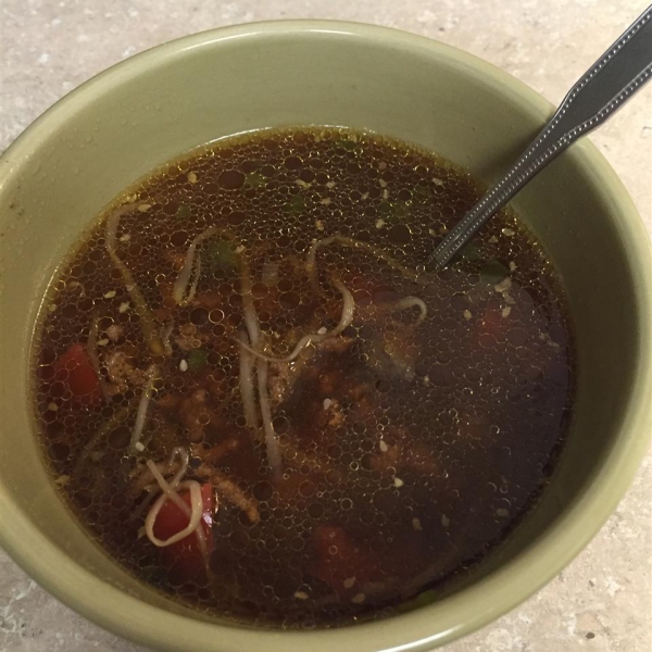Asian Burger Soup