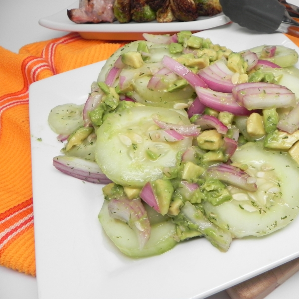 Cucumber Avocado Salad