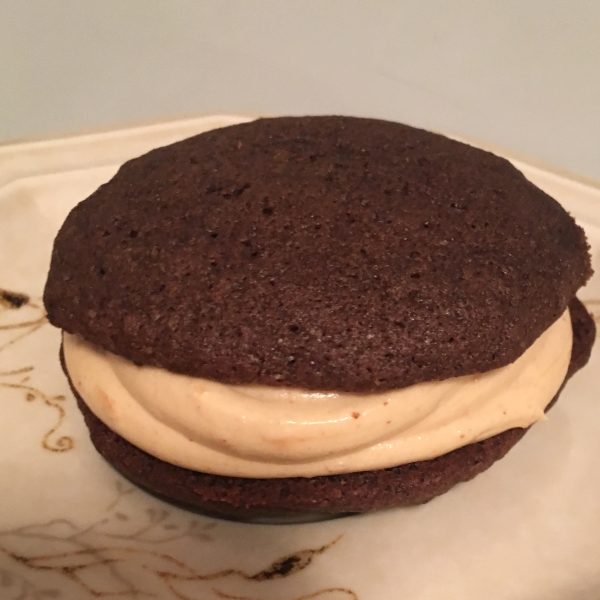 Stef's Whoopie Pies with Peanut Butter Frosting