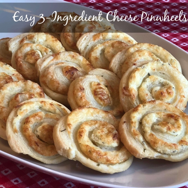 Easy 3-Ingredient Cheese Pinwheels