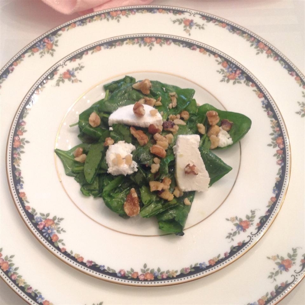 Spinach Salad with Pepper Jelly Dressing