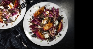 Grilled Radicchio and Plum Salad
