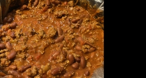 Beef, Bean, and Beer Chili