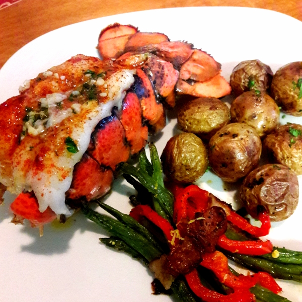 Easy Broiled Lobster Tails